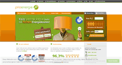 Desktop Screenshot of prioenergie.de